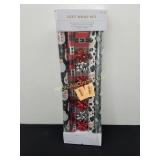 4 Rolls Gift Wrap Set with Tags and Bows