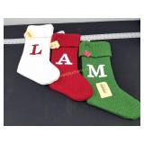 Wondershop Knit Monogram Christmas Stocking G