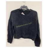 Womens Wild Fable Crewneck Tinsel Sweater Black