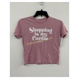 HBO Shopping Is My Cardio Short Sleeve Cropped