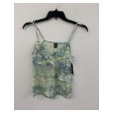 Womens Wild Fable Sleeveless V-Neck Ruffle Front