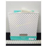 Fabric Cube Storage Bin Gold Dots - Pillowfort