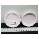 2-30ct 6.75" Bunny Snack Plate Pink - Spritz
