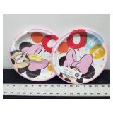 2-Baby Minnie Mouse 1st Birthday Lunch Plates 8