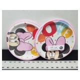 2-Baby Minnie Mouse 1st Birthday Lunch Plates 8