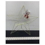Dew Drop Hanging Star Decorative Figurine Gold -