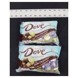 2-Dove Peanut Butter Milk Chocolate Candy Eggs,