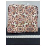 Chili Rectangle Medallion Seat Pad by Hampton Bay