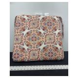 Chili Rectangle Medallion Seat Pad by Hampton Bay