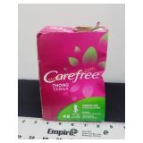 Carefree Thong Pantiliners with Wings, U