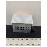 Metal House with LED String Lights Lantern