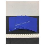 2 Pocket Paper Portfolio Folders with Prongs Blue
