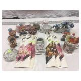 Box of Figurines, Cups, Dishes and more