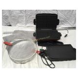 Waffle Iron and Grease splatter screens