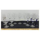 Assorted Glass Stemware