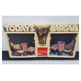 Vintage Coca Cola Plastic Wall Sign