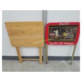 Vintage Coca-Cola Brand Tin Tray/Stand