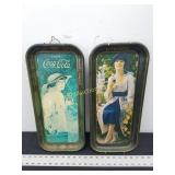 Vintage Coca-Cola Decorative Hanging Tin Trays