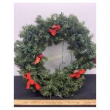 Lit Christmas Wreath