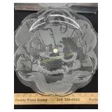 15 inch Santa Platter by Crystal Clear Industries