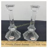 24% Lead Crysta Glassl Candle Sticks