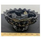 Fenton Black Depression Candle Holder
