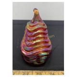 Fenton Carnival Glass Pear Box