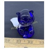 Fenton Hand Crafted Glass Bear Figurine