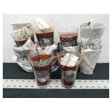 10- Matching Coca-Cola Glass Cups
