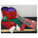 Bows, Santa Hats and Holiday Stockings