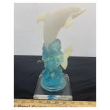 W. Snina Lucite Dolphin