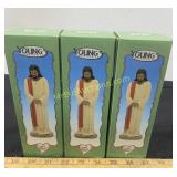 3 Jesus Figurines