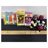 Sponge Bob Pez dispenser toys, Winnie the Pooh