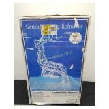 Santas Light-Up Flying Reindeer - 210 lights