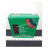 Vintage 25ft.-Light Outdoor C9 Red Bulbs