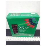 Vintage 25ft.-Light Outdoor C9 Red Bulbs