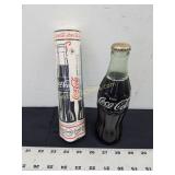 Vintage Coca-Cola Wall Covering & Radio Bottle