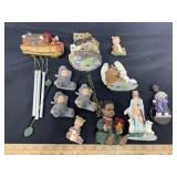 Wind Chime and Various Figurines
