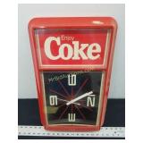 Electric Coke Sign Clock