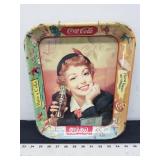 Vintage Coca-Cola Hanging Wall Tin/Tray