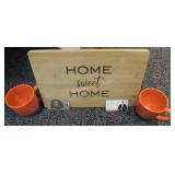 Cutting Board, Coffee Mugs & Caffeinery Gift Card