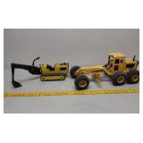 TONKA backhoe and grader