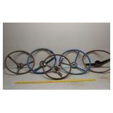 Steering wheels 2 GM 1 wood grain & 3 Ford
