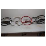 Assorted steering wheels
