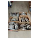 Lrg lot assorted hubcaps