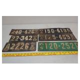 1920s WIS license plates