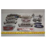 1950s/60s Ford pickup emblems and handles