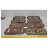 1940s WI license plates