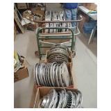 Lrg lot hubcaps