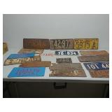 Antique license plates and more